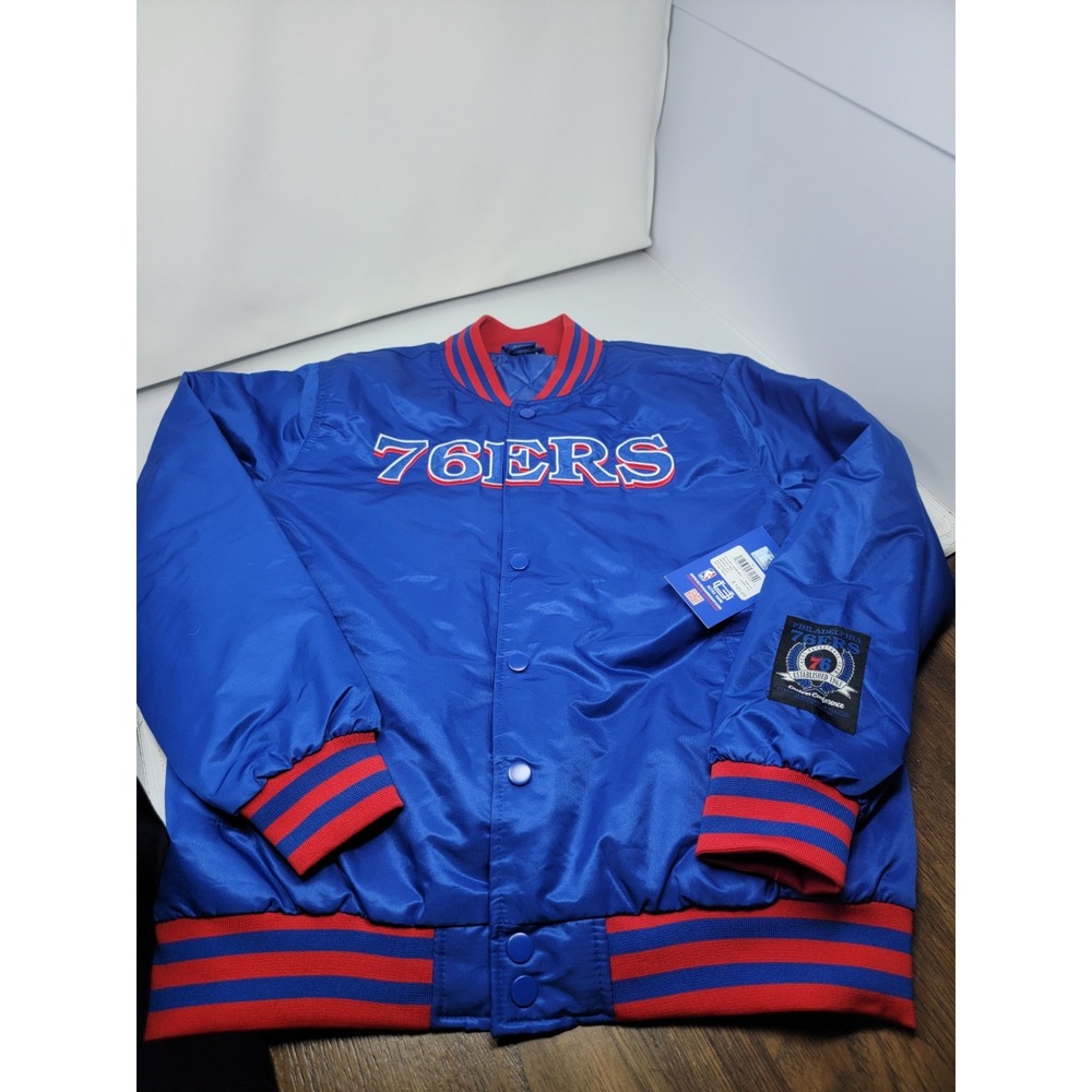Philadelphia 76 sixers bomber jacket Ultra Game Size Medium